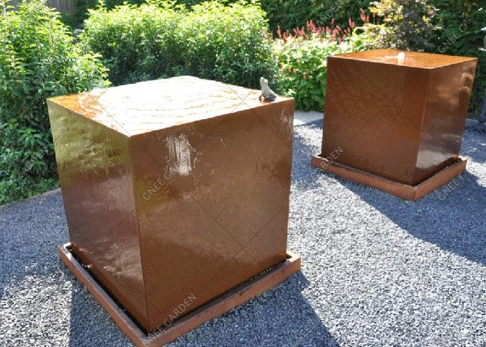 cubic water feature cubic water feature