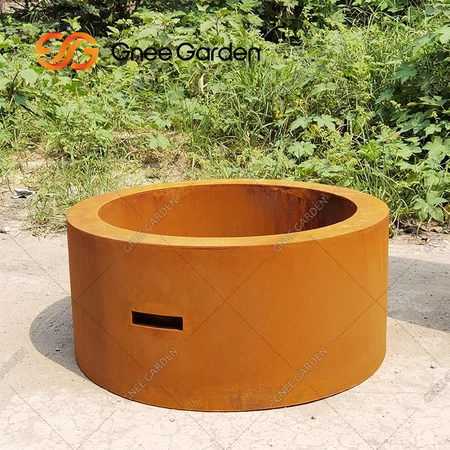 Outdoor fire bowl corten steel BBQ grill fire pit Outdoor fire bowl corten steel BBQ grill fire pit