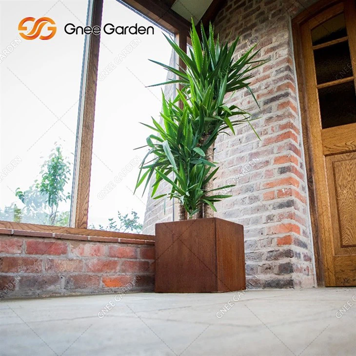 Garden Corten Steel Garden Flowerpots