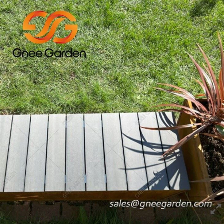 Gnee Garden Corten steel Planter Bench