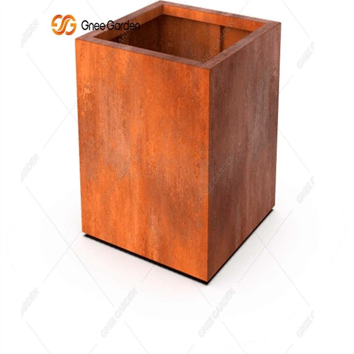 High Quantity Corten Steel Outdoor Planter