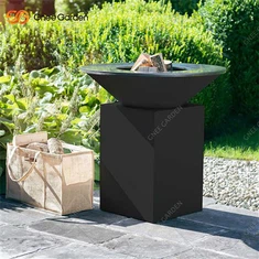 火鉢とグリル コルテン鋼 BBQ グリル