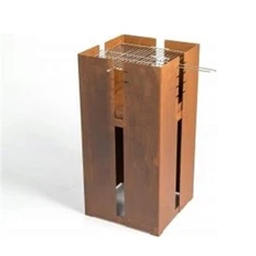 コールテンスチールBBQアンティークファイヤーピット