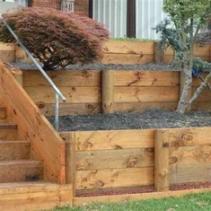 庭園用鉄道枕木