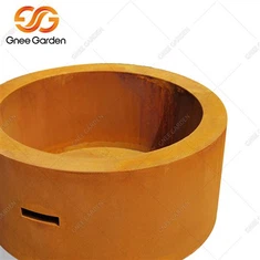 耐候性鋼丸ボウルファイヤーピット