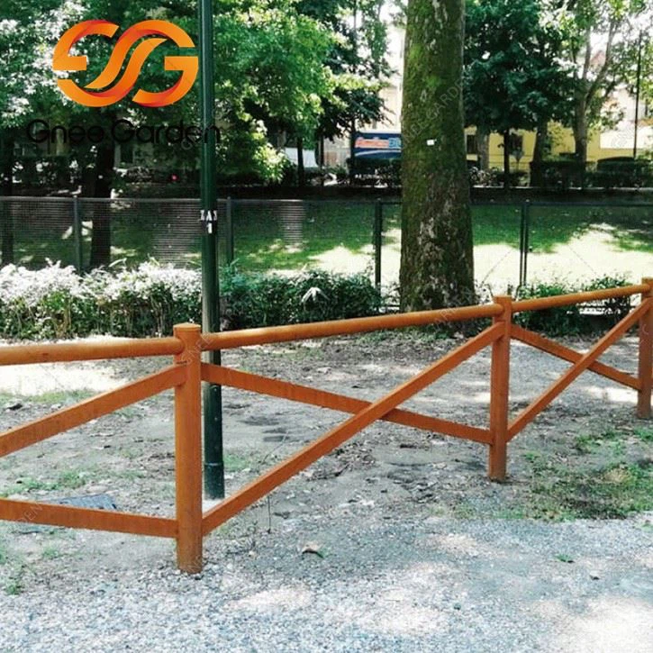 Weathering Steel removable metal fencing posts